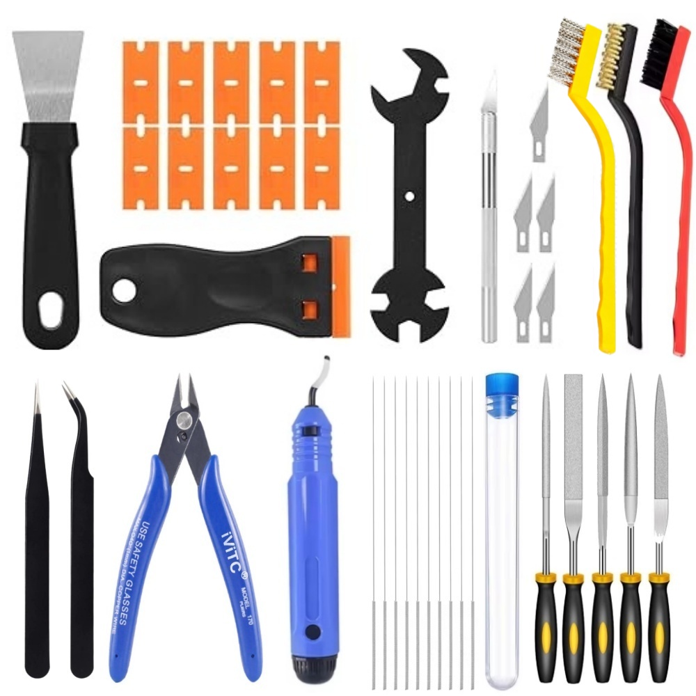 3D Printing File - 40 Buah Alat Printer 3D, Pengikis,