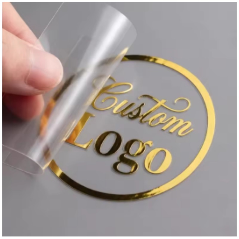 3D Printing Metal - Stiker Transfer Emas 3D Custom, Logo