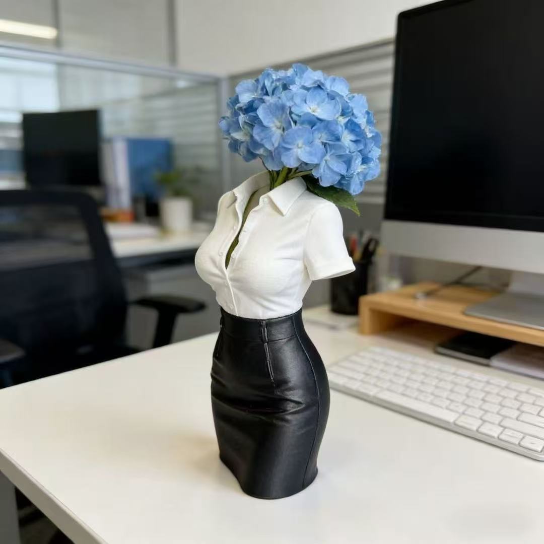 3D Printing Vase - Vas Bunga Bentuk Tubuh Wanita Seksi
