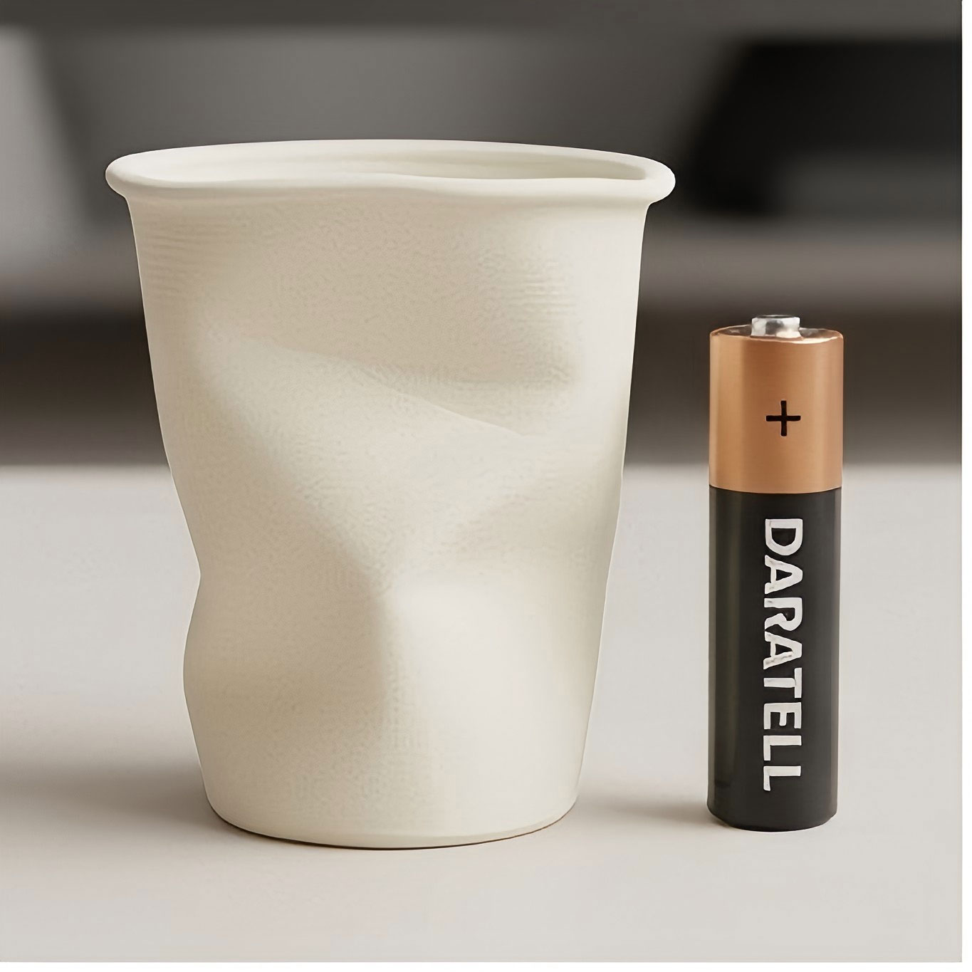 3D Printing Vase - Tempat Pensil Bentuk Gelas Kertas 3D