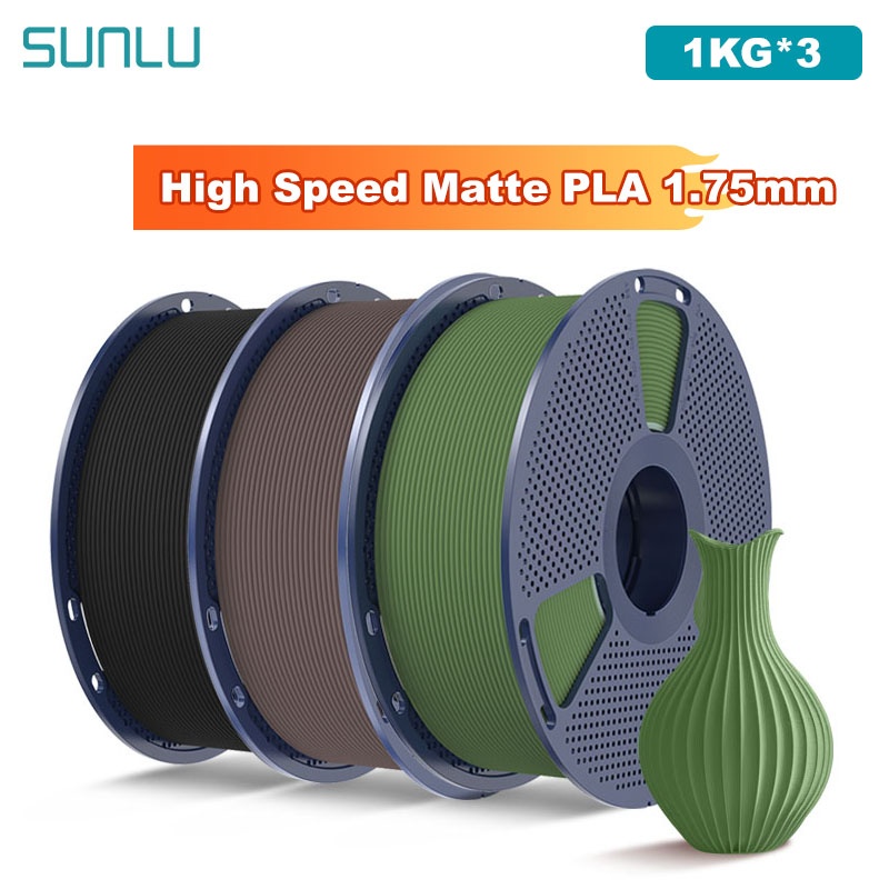 Pla Filament 1.75Mm - SUNLU 3KG Filamen PLA Matte Kecepatan