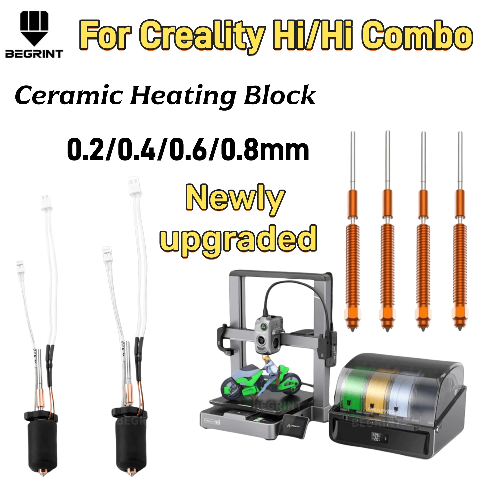 3D Printing News - Kit Hotend Pemanas Keramik Suhu Tinggi