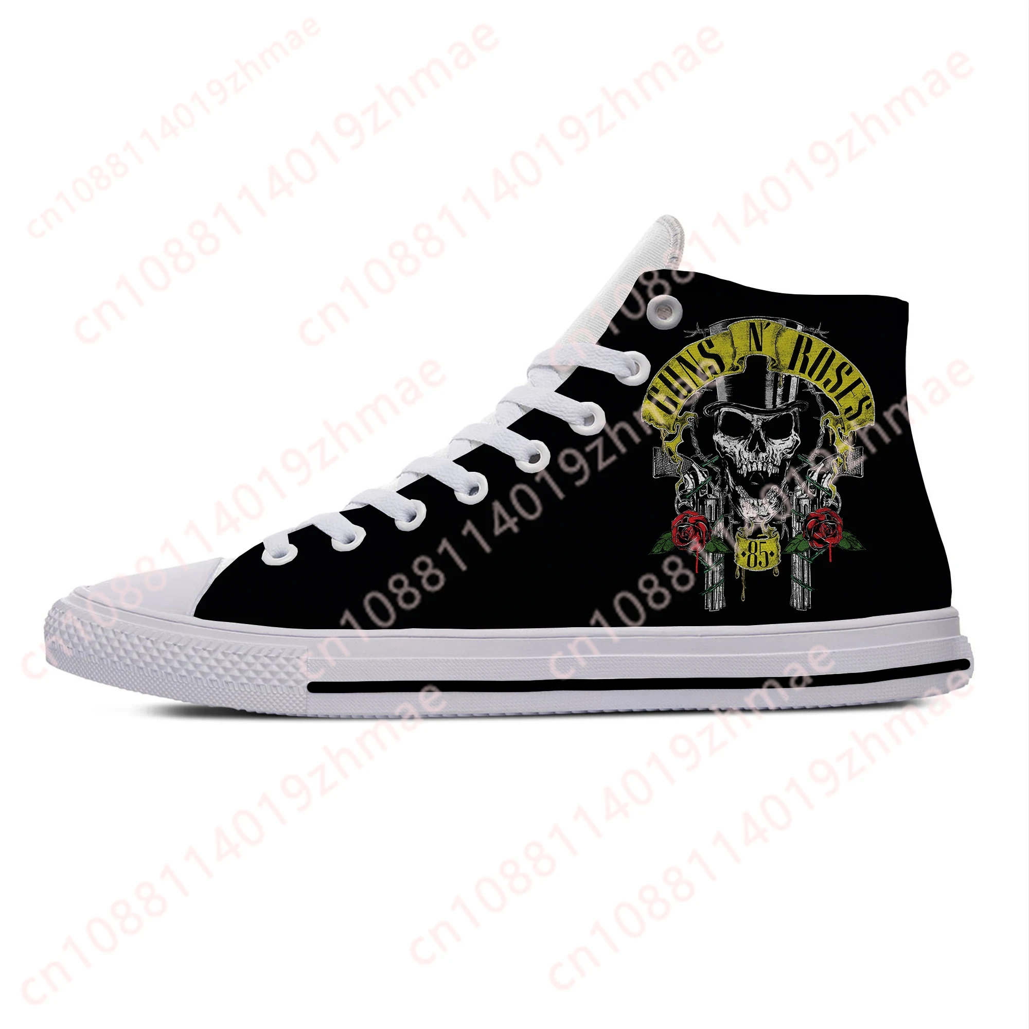 3D Printing Metal - Sepatu Kain Kasual Lucu Bergaya Band