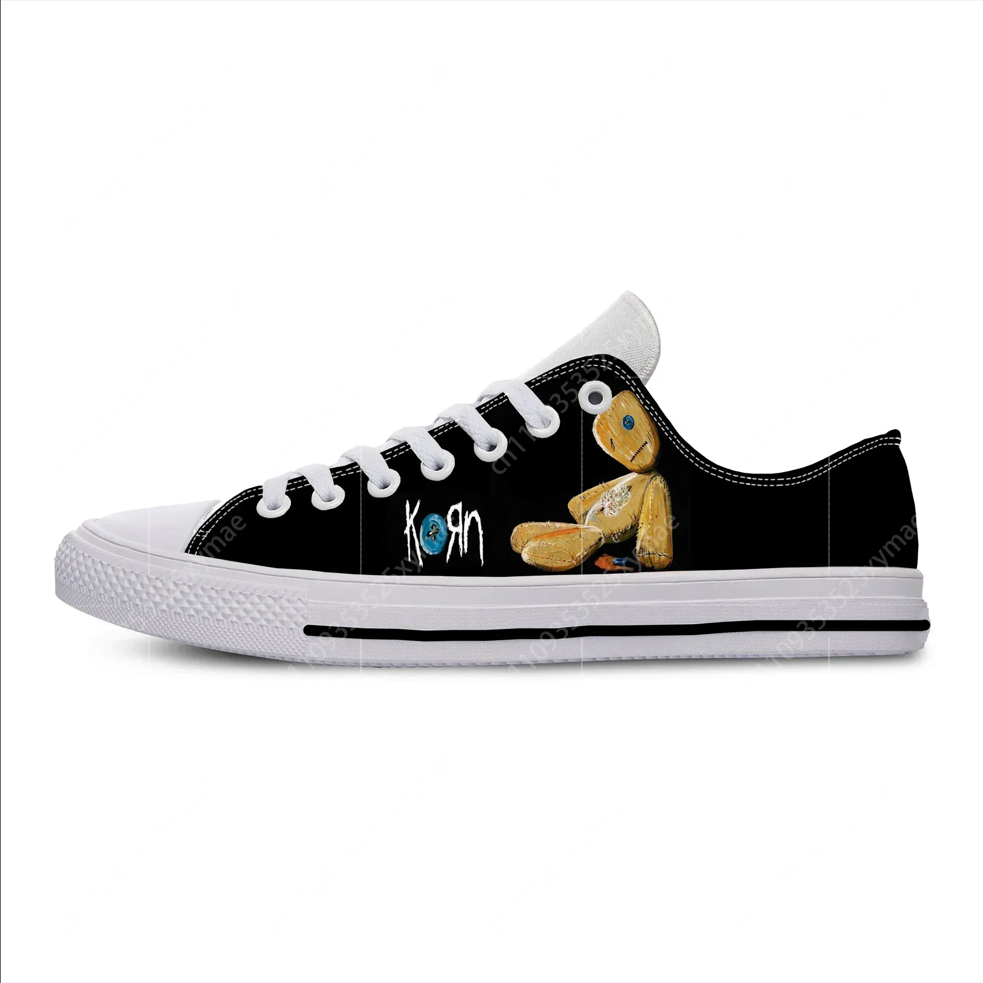3D Printing Rock - Korn Rock Band Sepatu Low Top