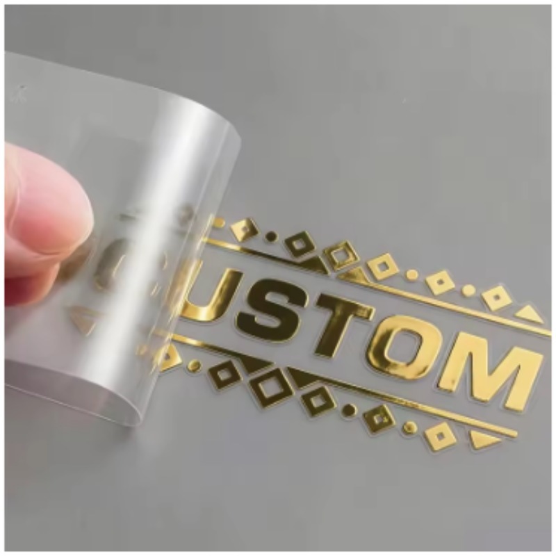 Stiker Transfer Emas 3D Custom - 3D Printing Metal ulasan dan harga