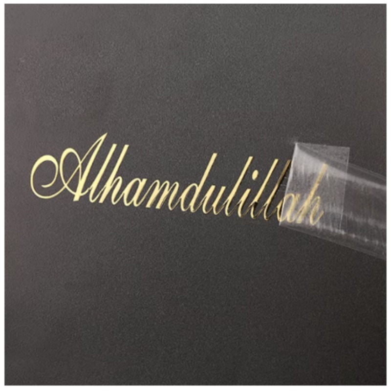 Stiker Transfer Emas 3D Custom - 3D Printing Metal ulasan dan harga