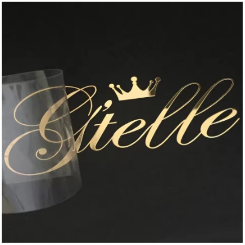 Stiker Transfer Emas 3D Custom - 3D Printing Metal ulasan dan harga