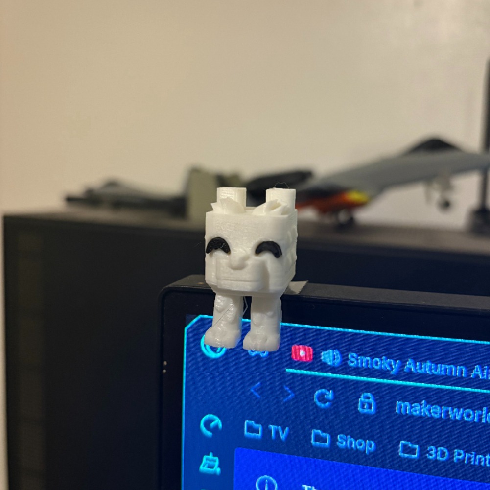 Hiasan Monitor Komputer Anjing - 3D Printing Laptop ulasan dan harga