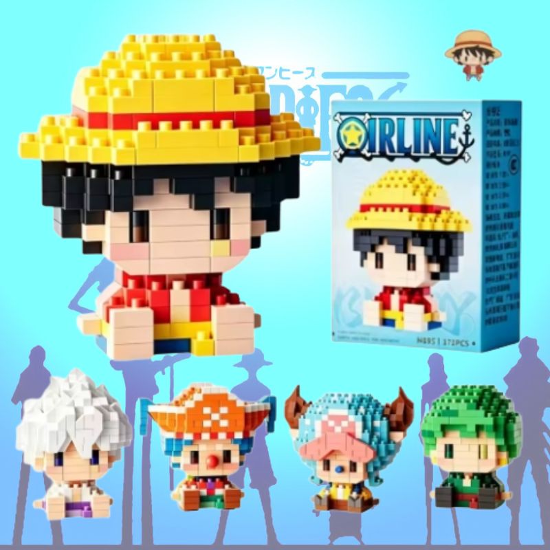ONE PIECE Sun God Nika Luffy M - 3D Printing Lego ulasan dan harga