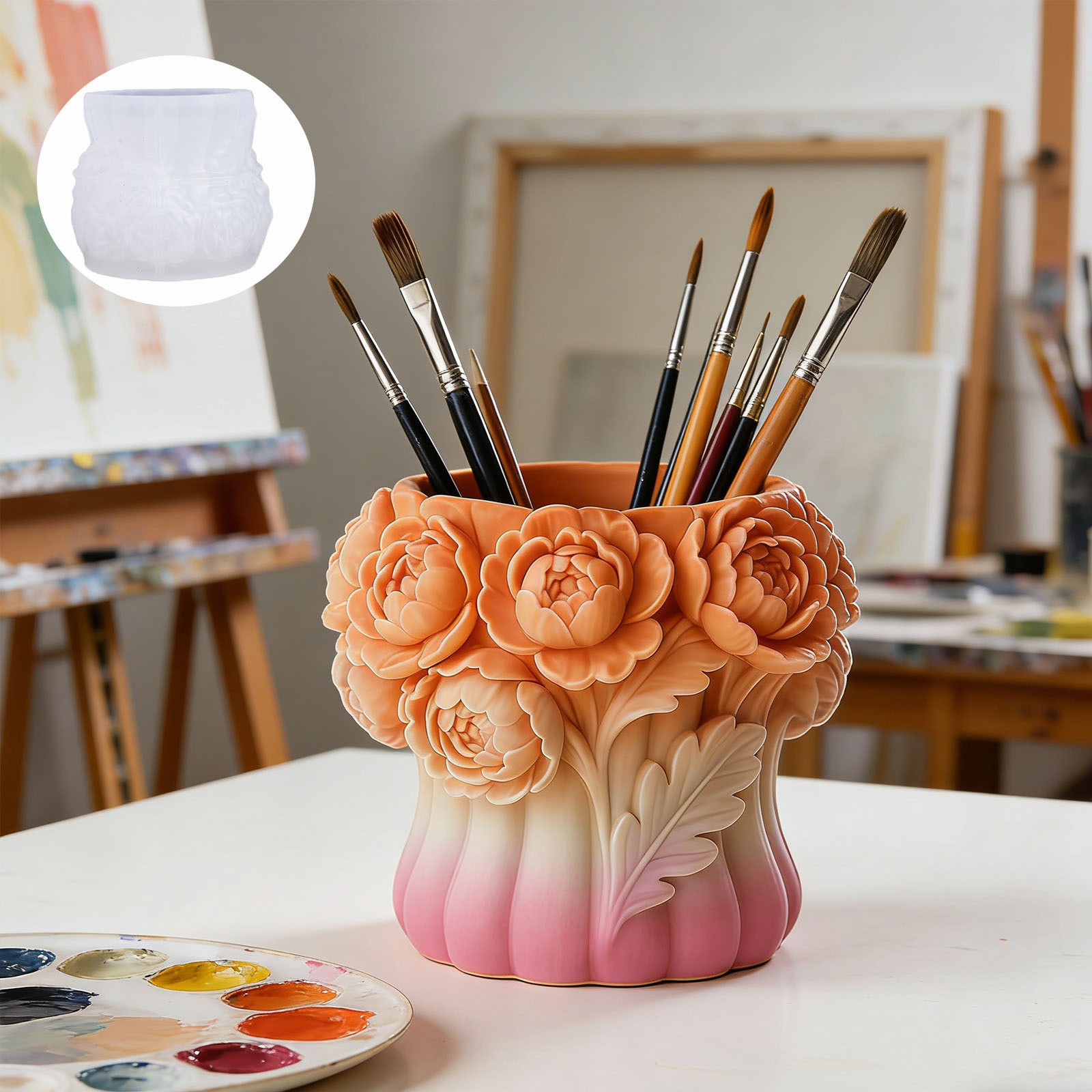 Cetakan Silikon Vas Bunga Mawa - 3D Printing Vase ulasan dan harga