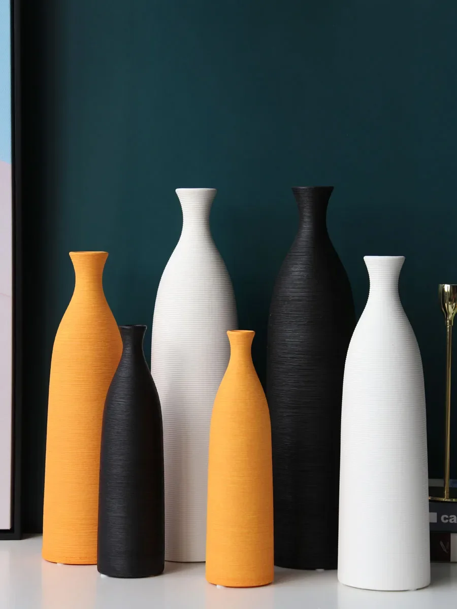 Aksesori vas keramik hitam put - 3D Printing Vase ulasan dan harga