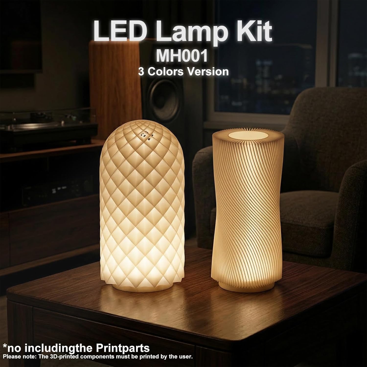 5 Buah Kit Lampu LED 001 Tiga  - 3D Printing Laptop ulasan dan harga