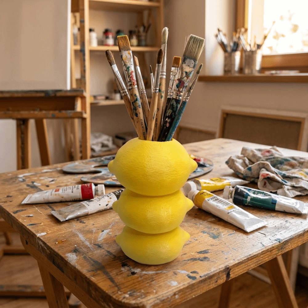 Vas Lemon Cetak 3D Gaya Nordik - 3D Printing Vase ulasan dan harga
