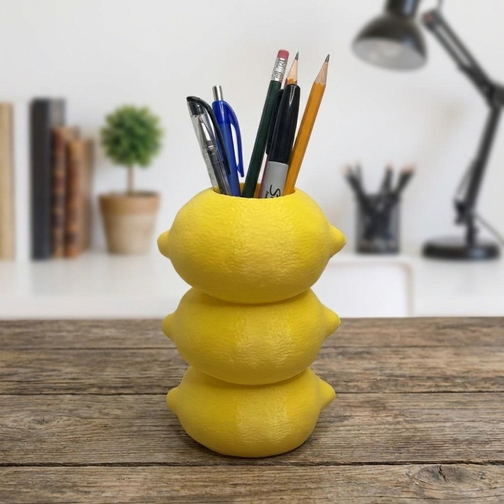 Vas Lemon Cetak 3D Gaya Nordik - 3D Printing Vase ulasan dan harga