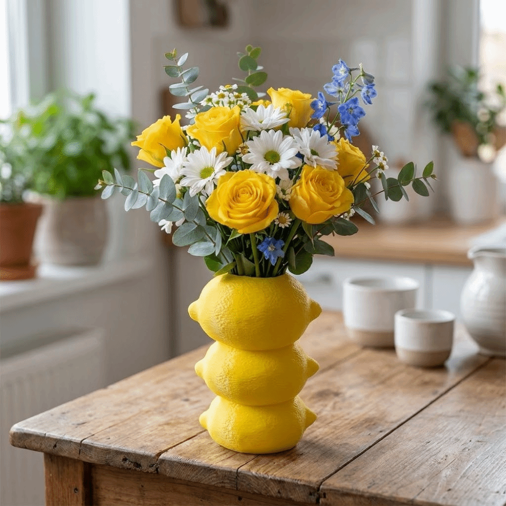 Vas Lemon Cetak 3D Gaya Nordik - 3D Printing Vase ulasan dan harga