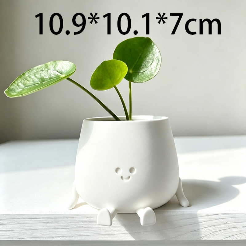 Pot Tanaman 3D Berbentuk Wajah - 3D Printing Vase ulasan dan harga