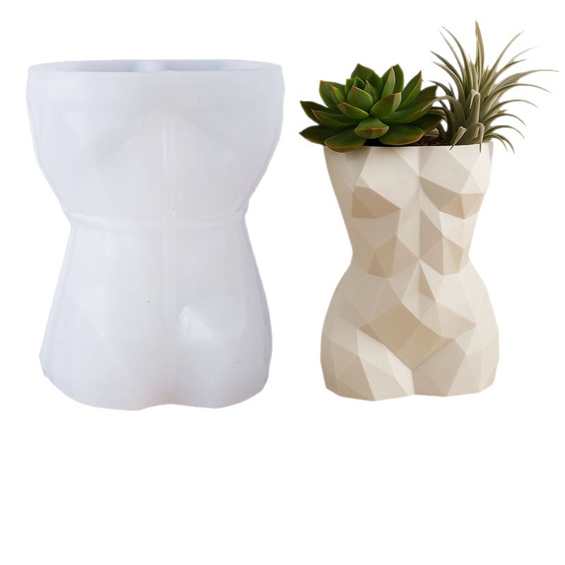 Cetakan Silikon Pot Bunga Bent - 3D Printing Vase ulasan dan harga