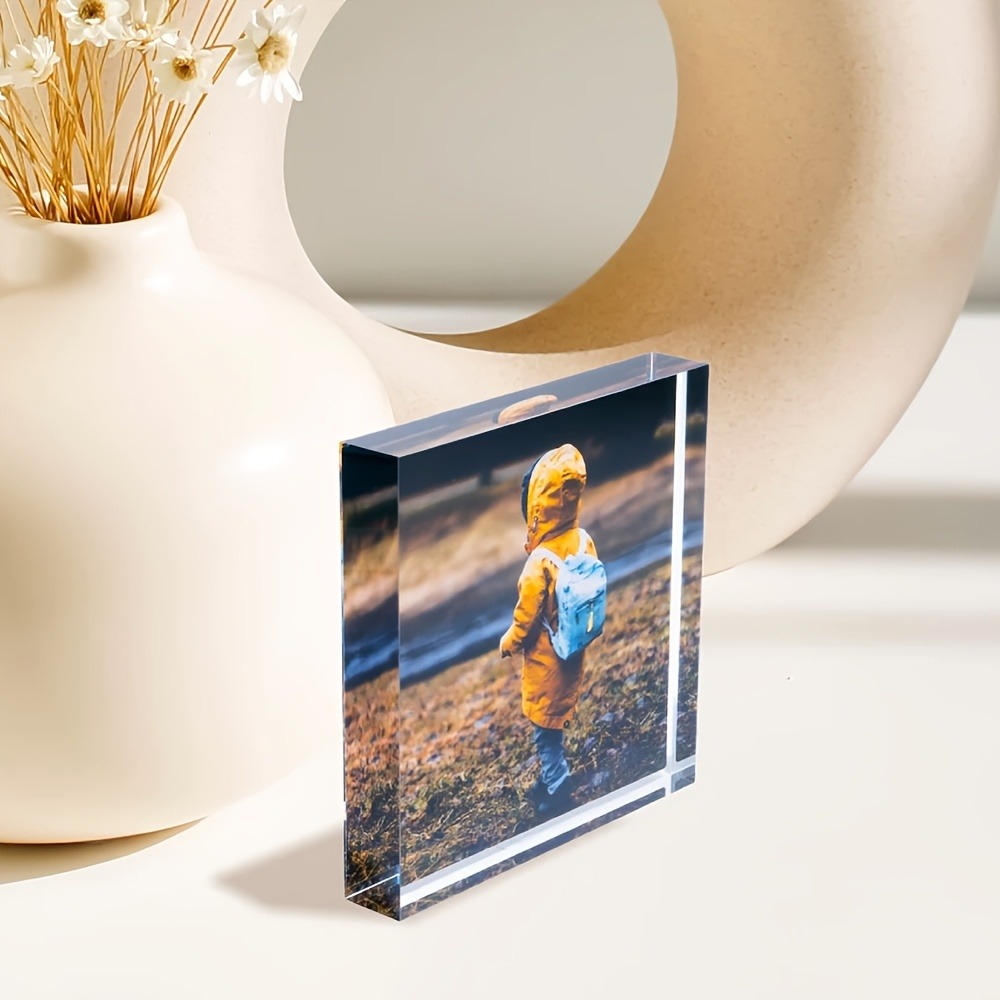 Blok Foto Akrilik 3D Personal  - 3D Printing Lego ulasan dan harga