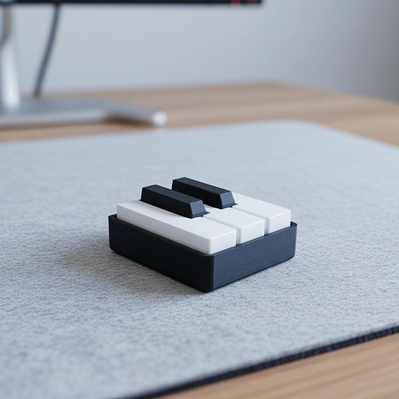 Keyboard Piano 3D Cetak Teknol - 3D Printing Model Free ulasan dan harga