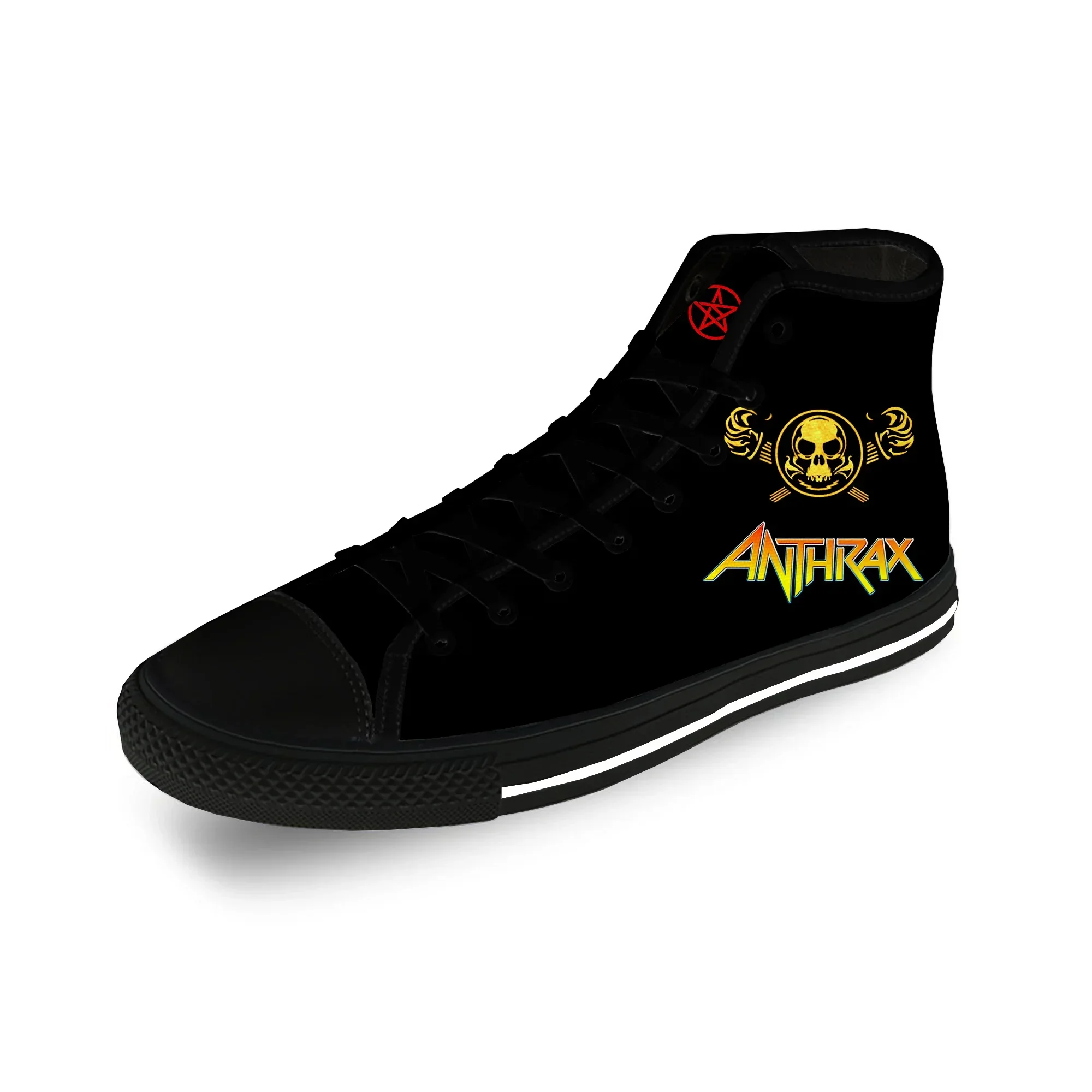 Anthrax Rock Band Sepatu Kanva - 3D Printing Rock ulasan dan harga