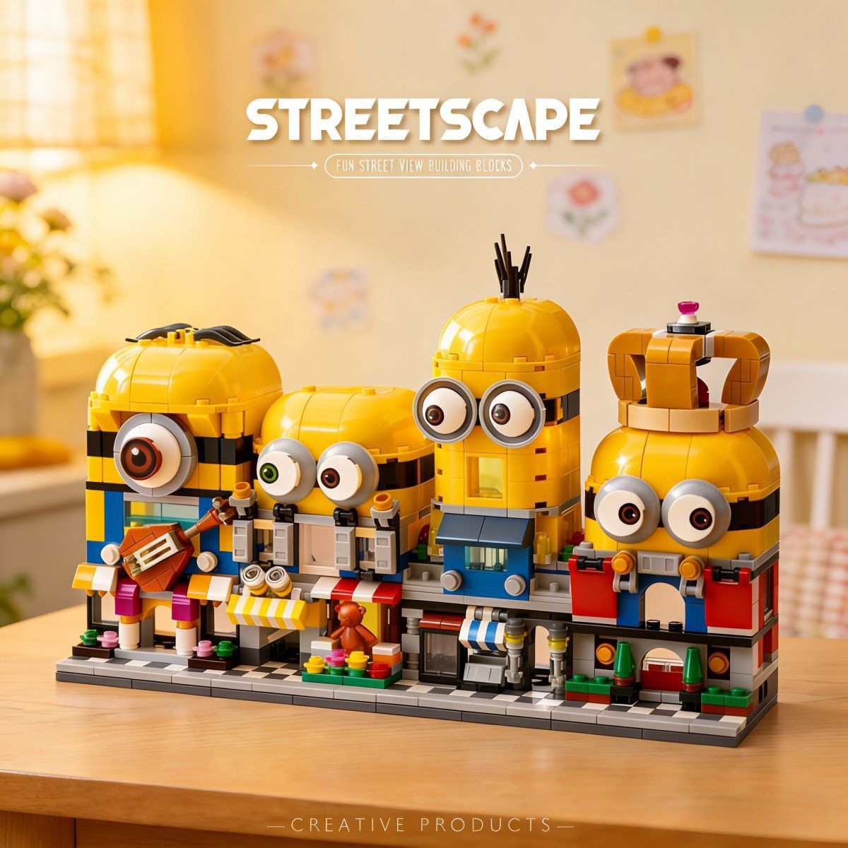 Seri Blok Bangunan Minions Str - 3D Printing Lego ulasan dan harga
