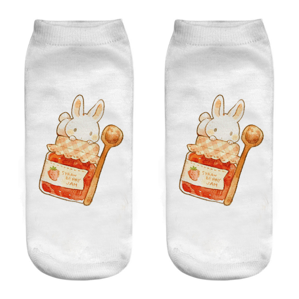 1 pasang kaus kaki gambar 3D l - 3D Printing Rabbit ulasan dan harga