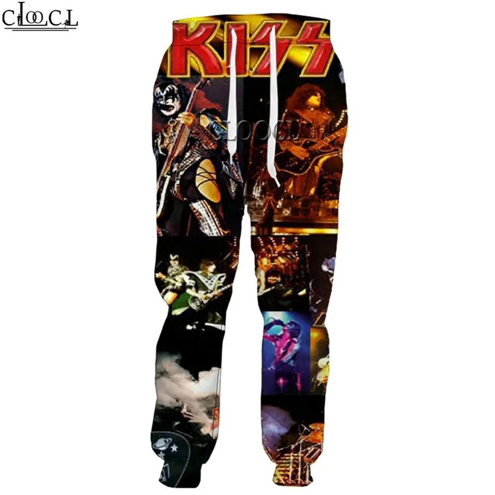 HX celana Hip Hop Metal Kiss B - 3D Printing Metal ulasan dan harga
