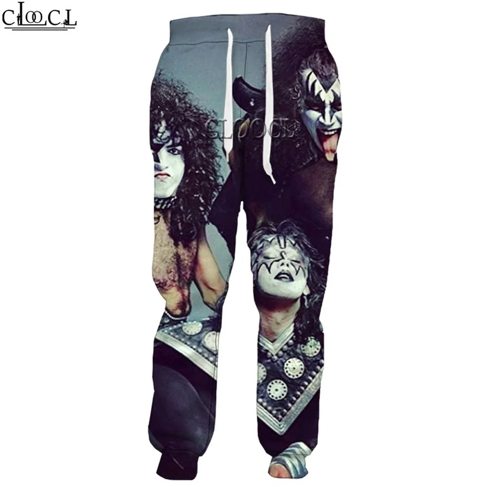 HX celana Hip Hop Metal Kiss B - 3D Printing Metal ulasan dan harga