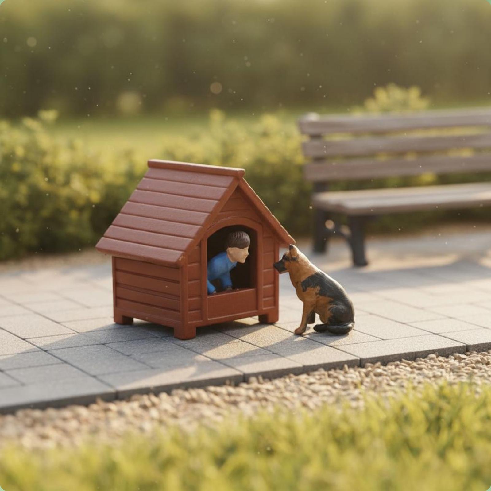Figur Adegan Taman Diorama Cet - 3D Printing Model Free ulasan dan harga