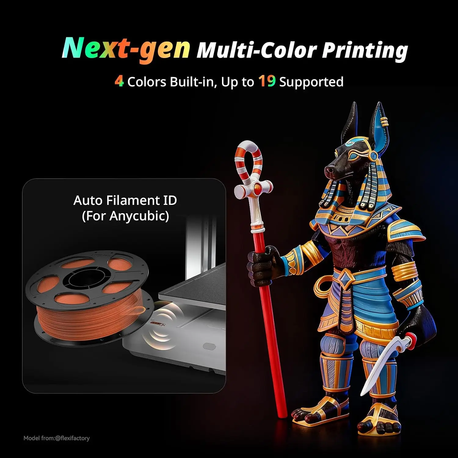 Printer 3D Kobra X Multicolor, - 3D Printing Ai ulasan dan harga