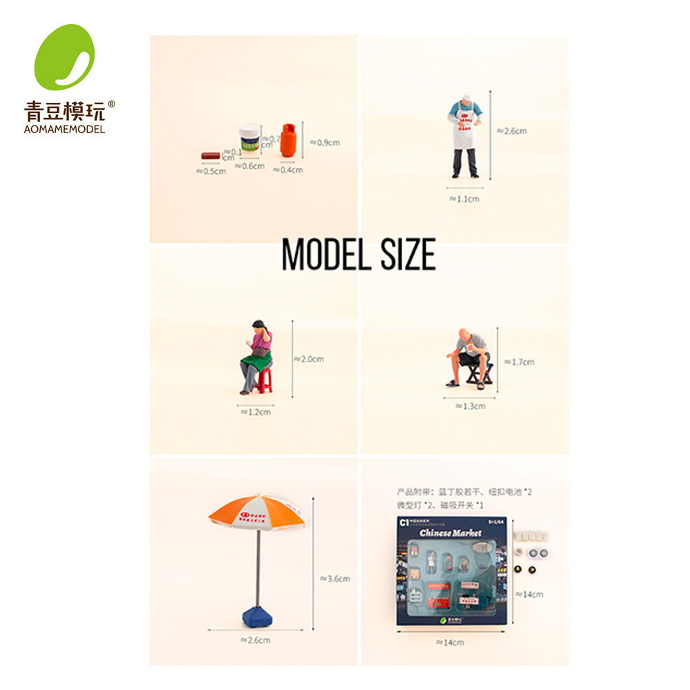 1/64 Model Kit Pasar Malam - M - 3D Printing Model Free ulasan dan harga