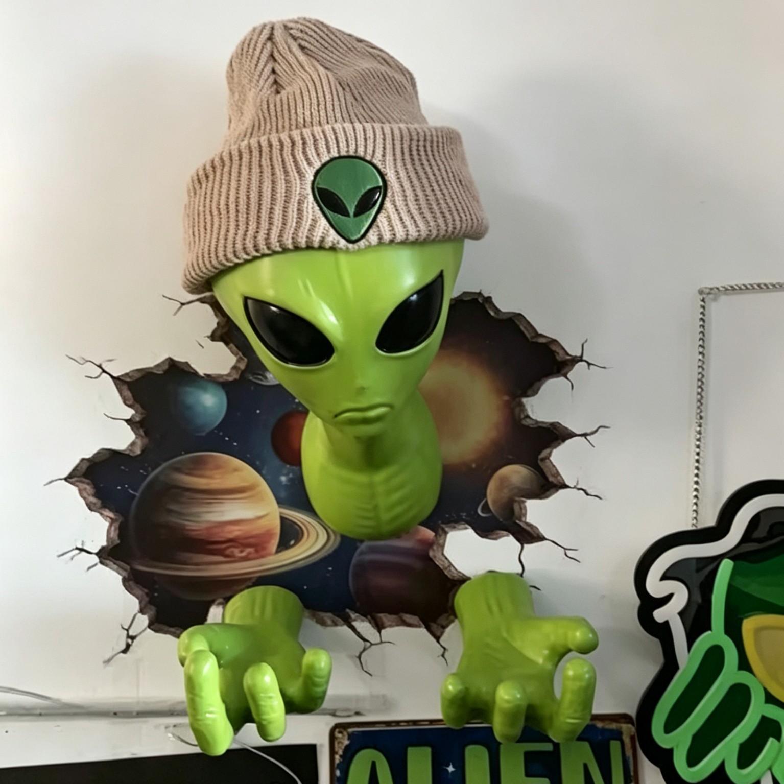 1 Liontin Alien Hijau, Patung  - 3D Printing Room ulasan dan harga