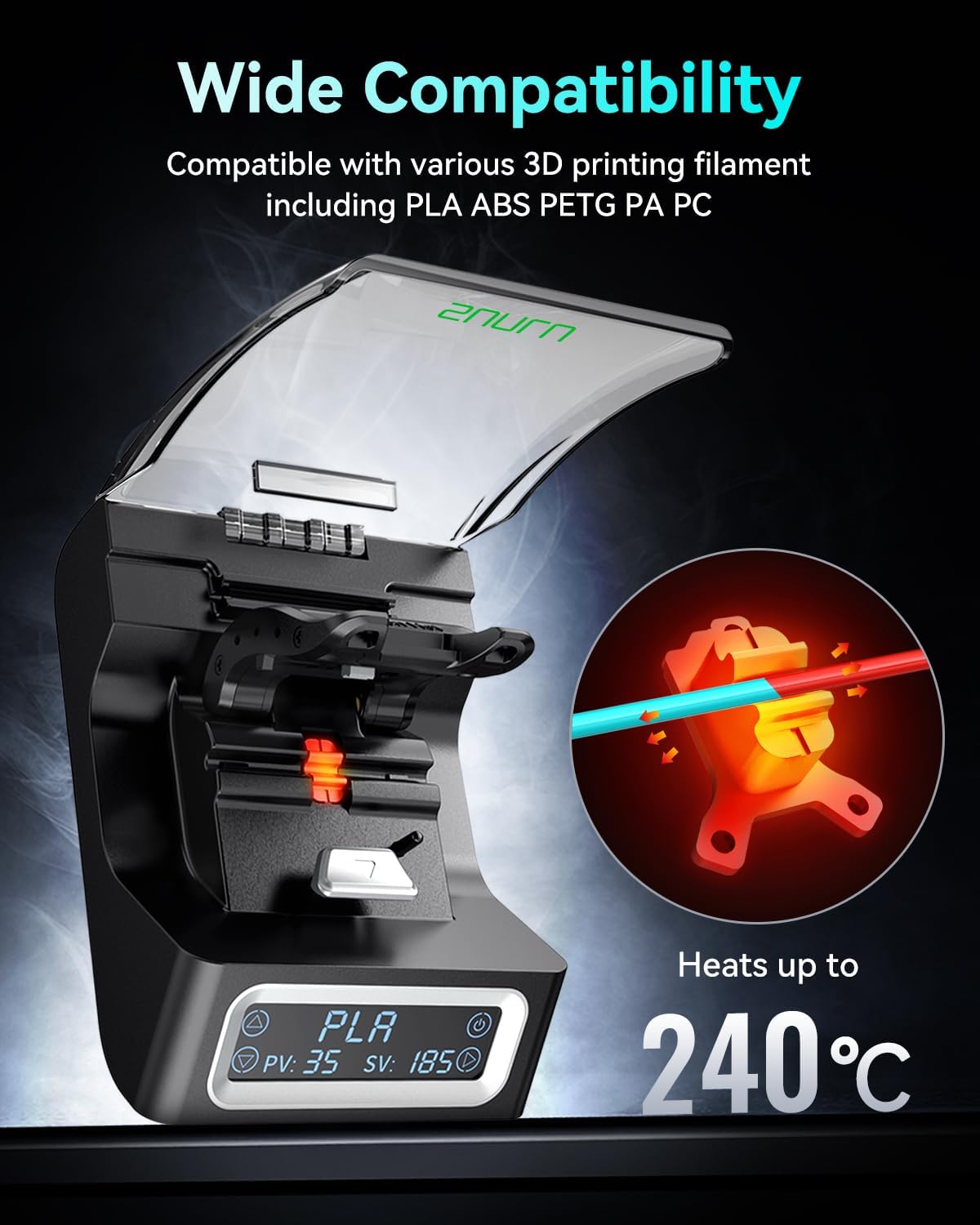 SUNLU FC01 Konektor Filamen Pe - Pla Filament 1.75Mm ulasan dan harga