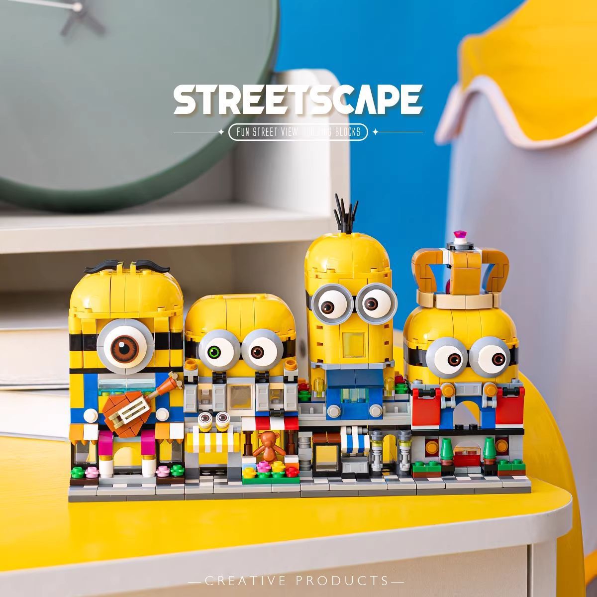 4-in-1 Seri Stiker 3D Kartun M - 3D Printing Lego ulasan dan harga