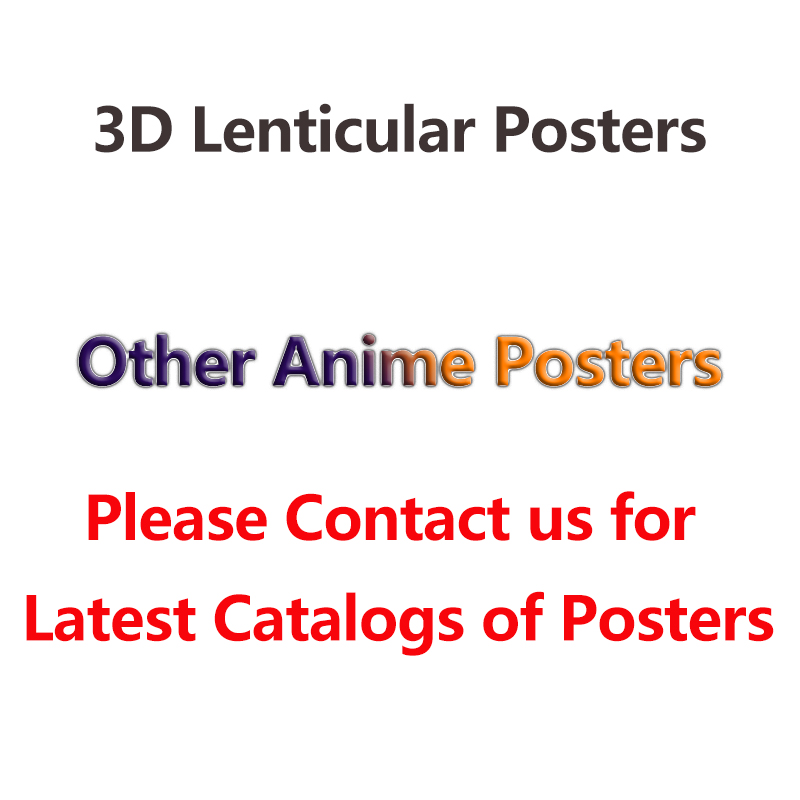 Poster Lenticular 3D Anime Dra - 3D Printing Room ulasan dan harga