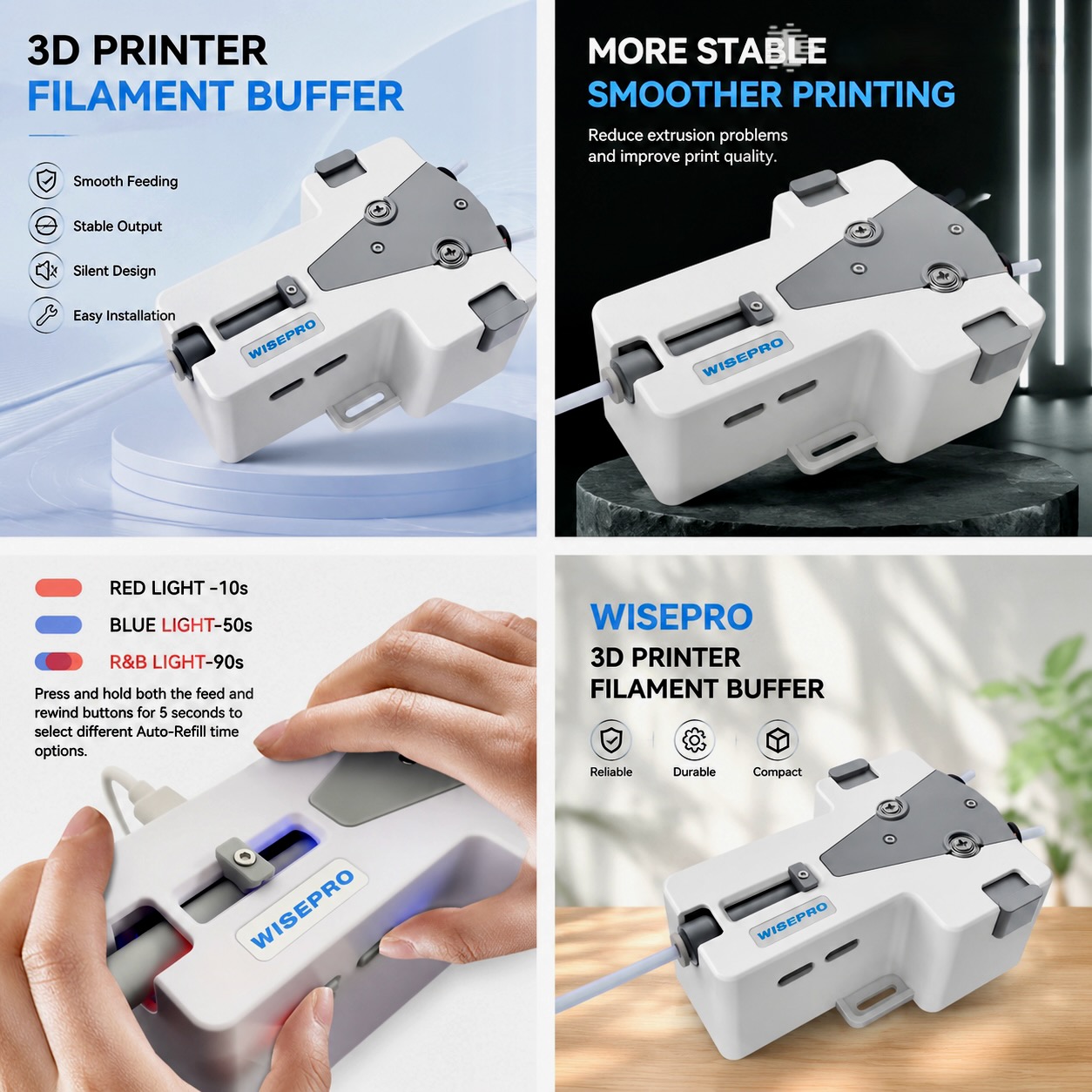 Filamen Printer 3D WISEPRO Tan - Pla Filament 1.75Mm ulasan dan harga