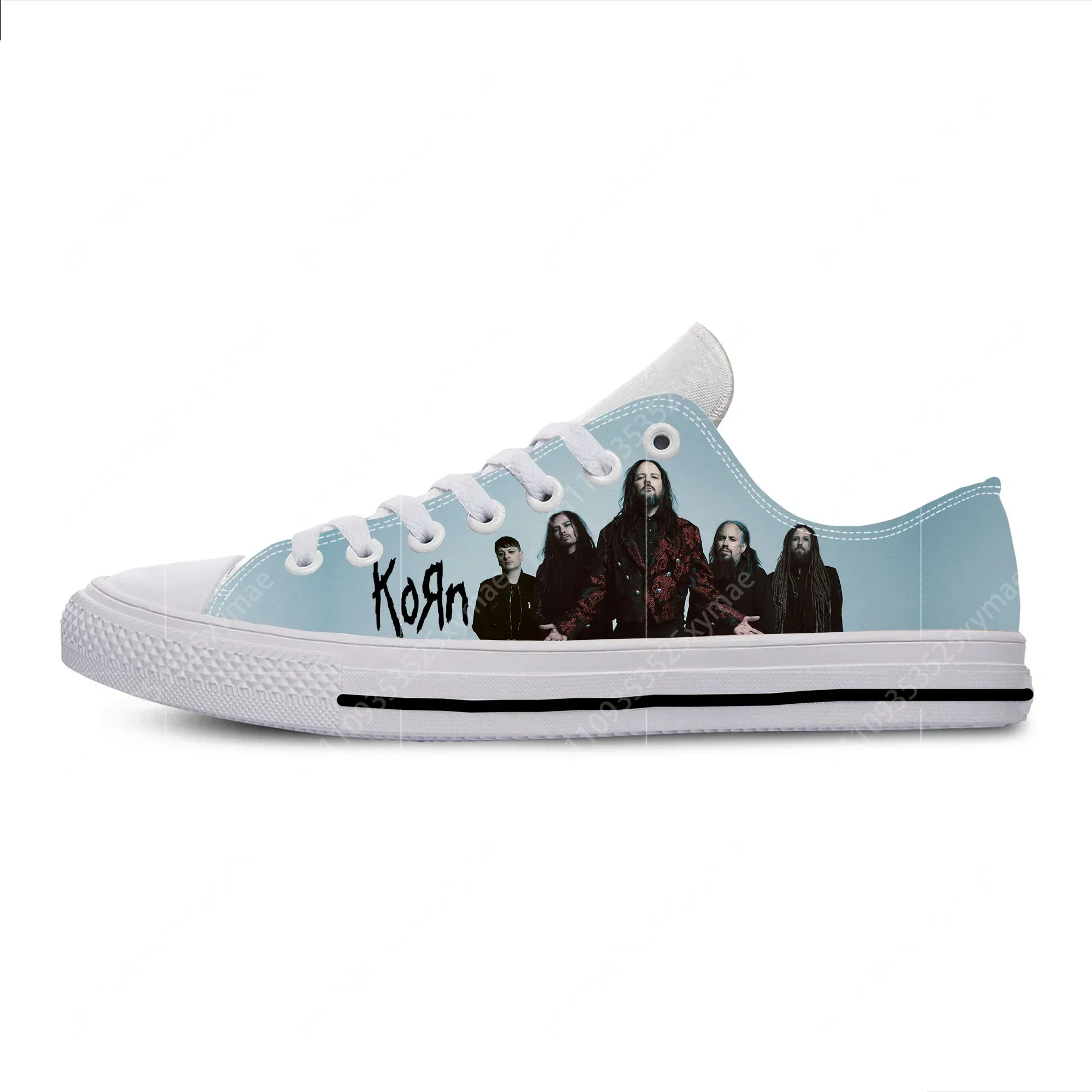 Korn Rock Band Sepatu Low Top  - 3D Printing Rock ulasan dan harga